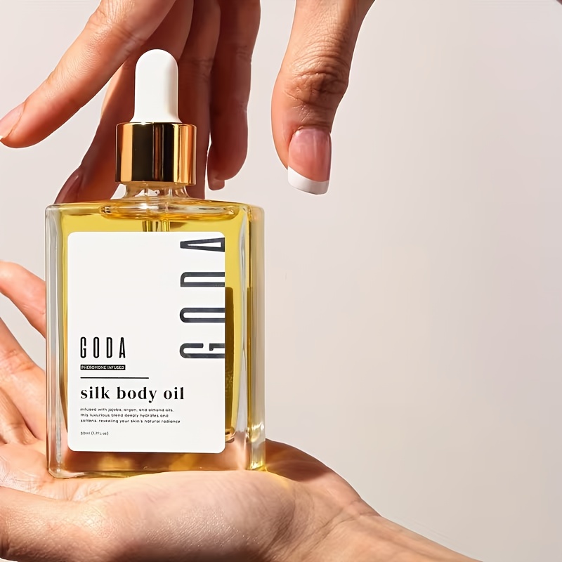Applying Body Oil - Hydrating And Tightening Dry Skin, Glowing | Light, Non-Oily Formula with a Refined Scent | Everyday Skincare Regimen, Airy Texture, Calming Fragrance, Non-Greasy Sensation, Hydrating Post-Bath, Gentle Care for Sensitive Skin