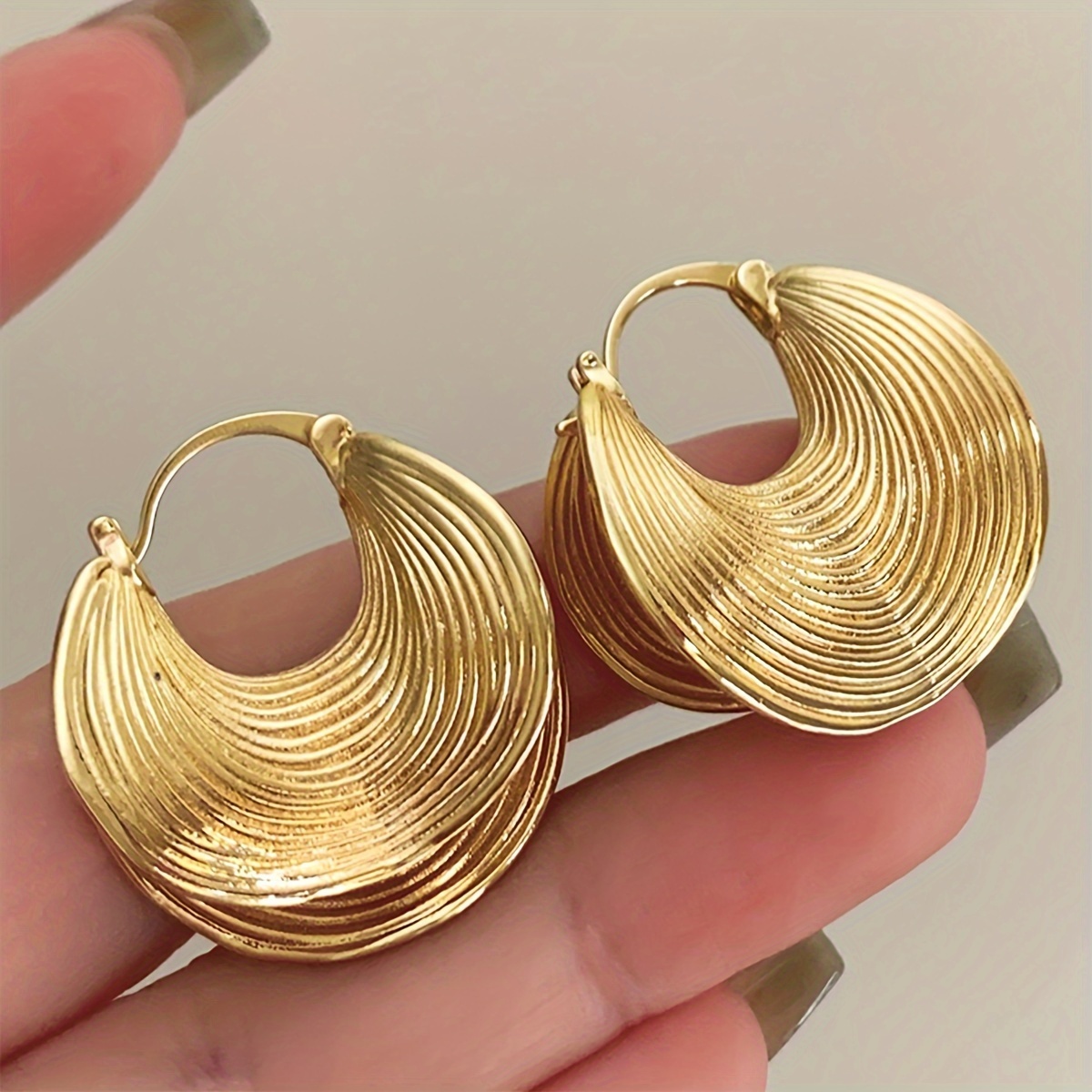 

New Circular Spiral Earrings For Women, Daily Ear Drops, Stylish Ear