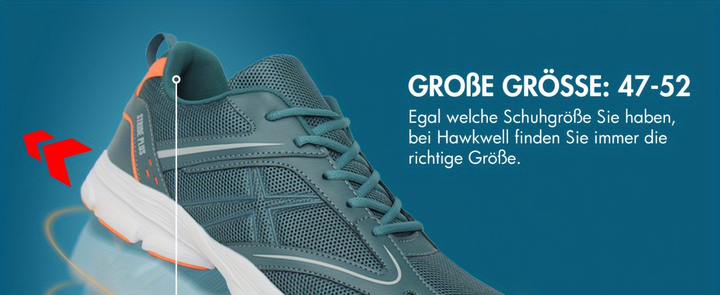 Heren casual lichtgewicht wandelschoenen sport- en trainingsschoenen grote maten EU-maat 47-52