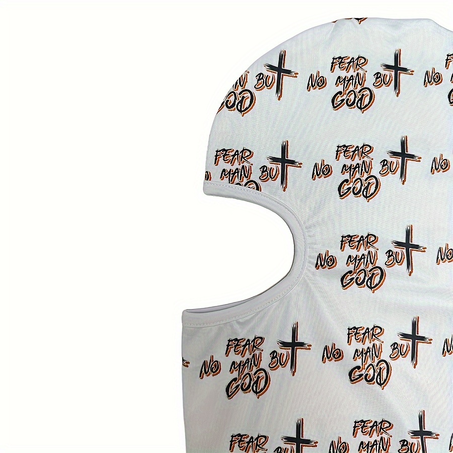 Comfort Balaclava Cross God Design Full - Temu