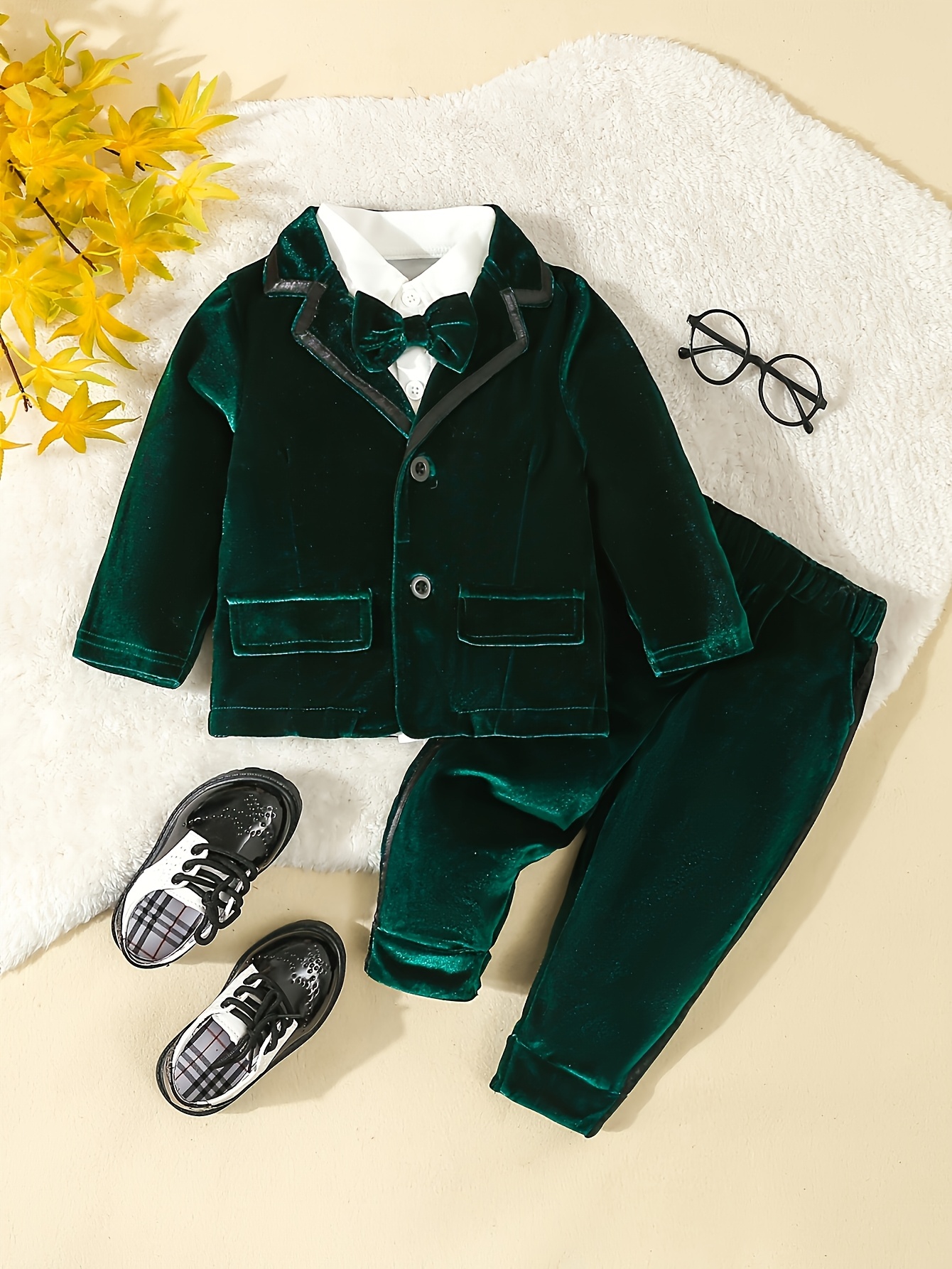 Birthday Dress Baby Boy Velvet Jacket Baby Boy Spring/autumn