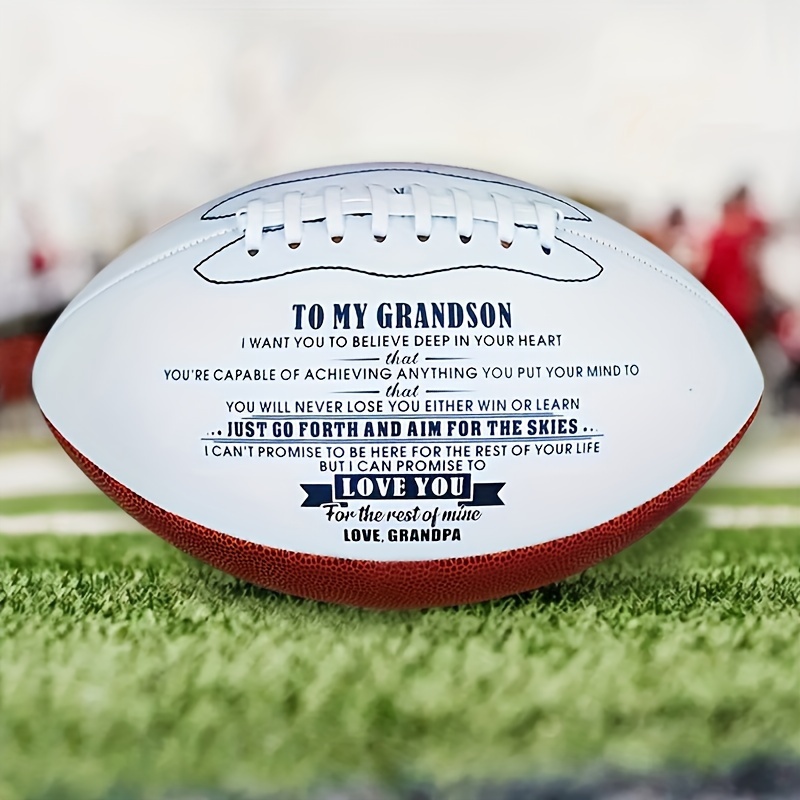 

to My " Printed Footballs For And Playground Play, Official Standard Size, Birthday Gift For Son