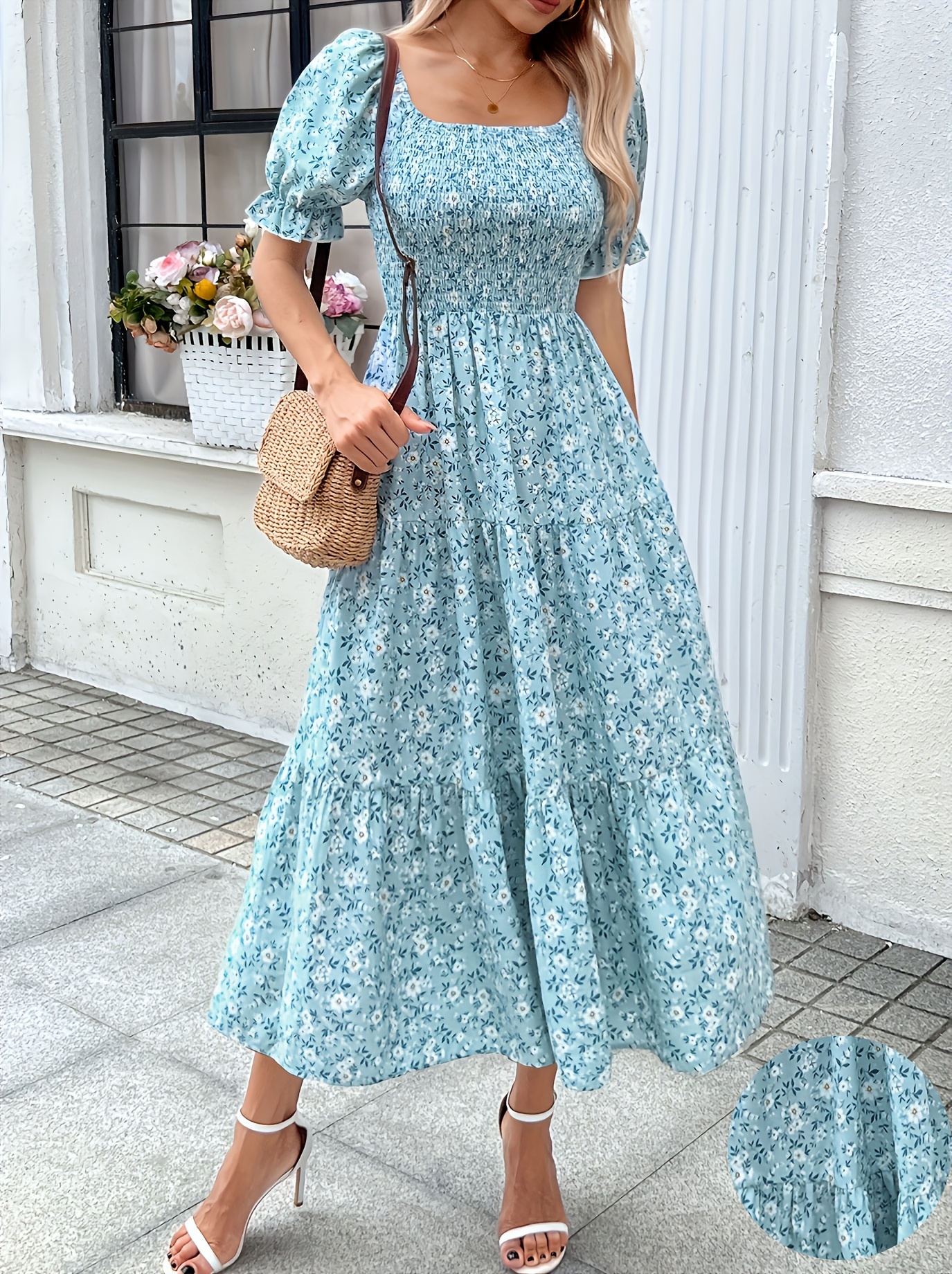 chinese dress ladies Lace Short Sleeve Purple Plus Size Beautiful Church Dresses – AOMEI DRESS main image 0