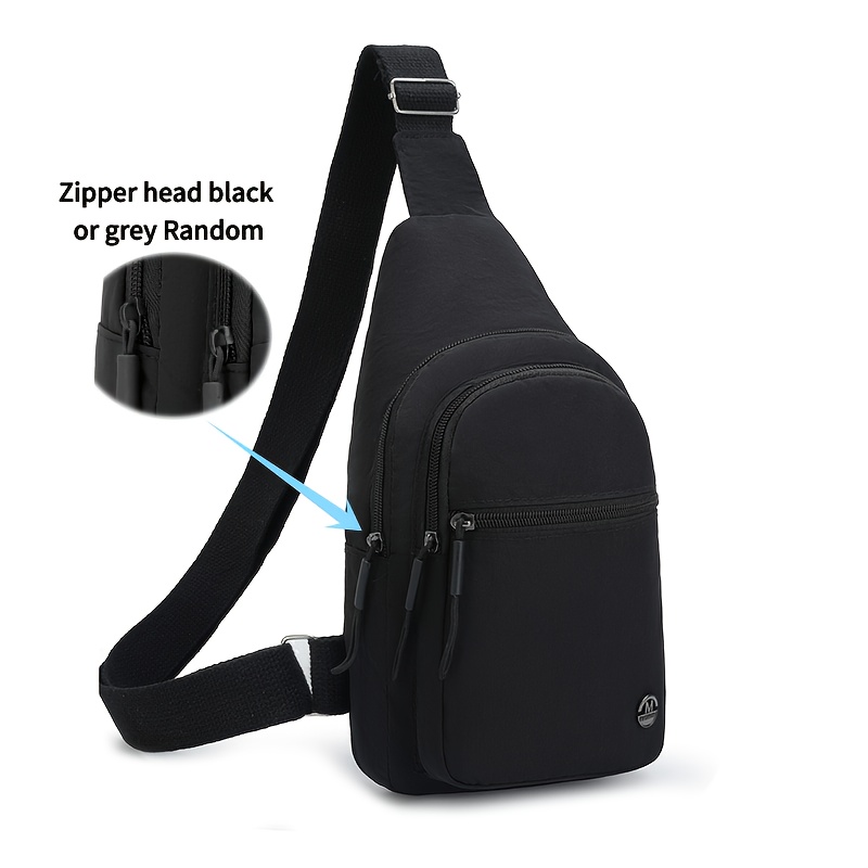 Image of Women's Bag, Single Shoulder Bag, Chest Bag, Multi Layer Pocket Storage, Internal Dark Zipper Pocket, Suitable For Hiking, Leisure Shopping, Business , , Outdoor Street, Party Campus, Holiday Gifts