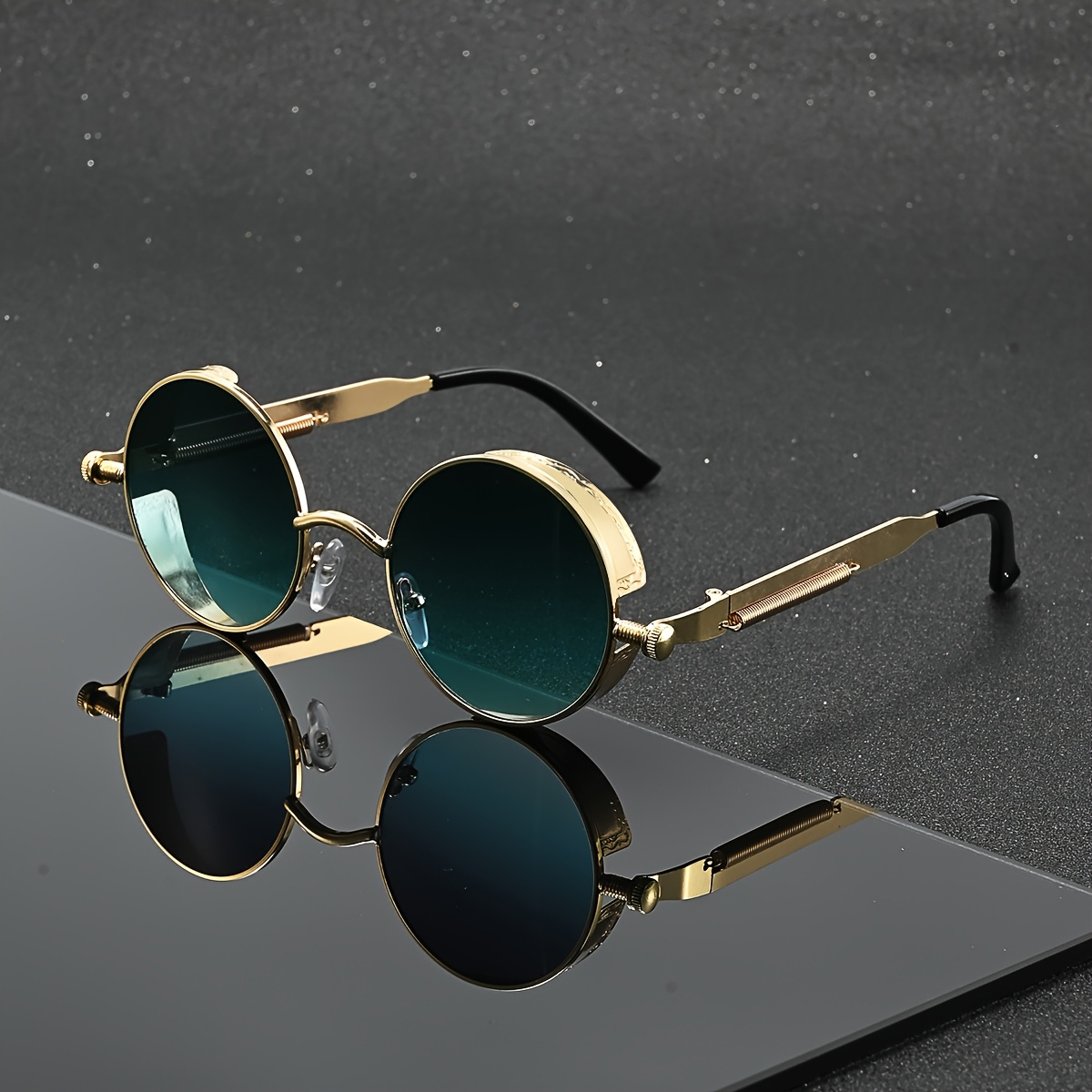 Unisex Trendy Round-Frame Y2K Retro Stylish Glasses Make a Great Back-To-School Gift, Perfect for Halloween, Christmas, Easter, Valentine'S Day, Independence Day, Thanksgiving, And New Year