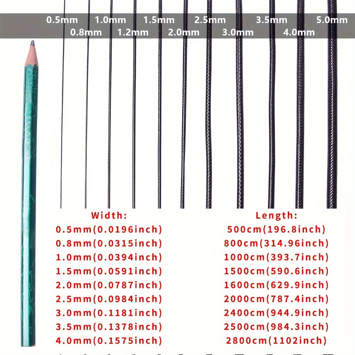 Korean Style Wax Thread Ropes for DIY Jewellery Making
