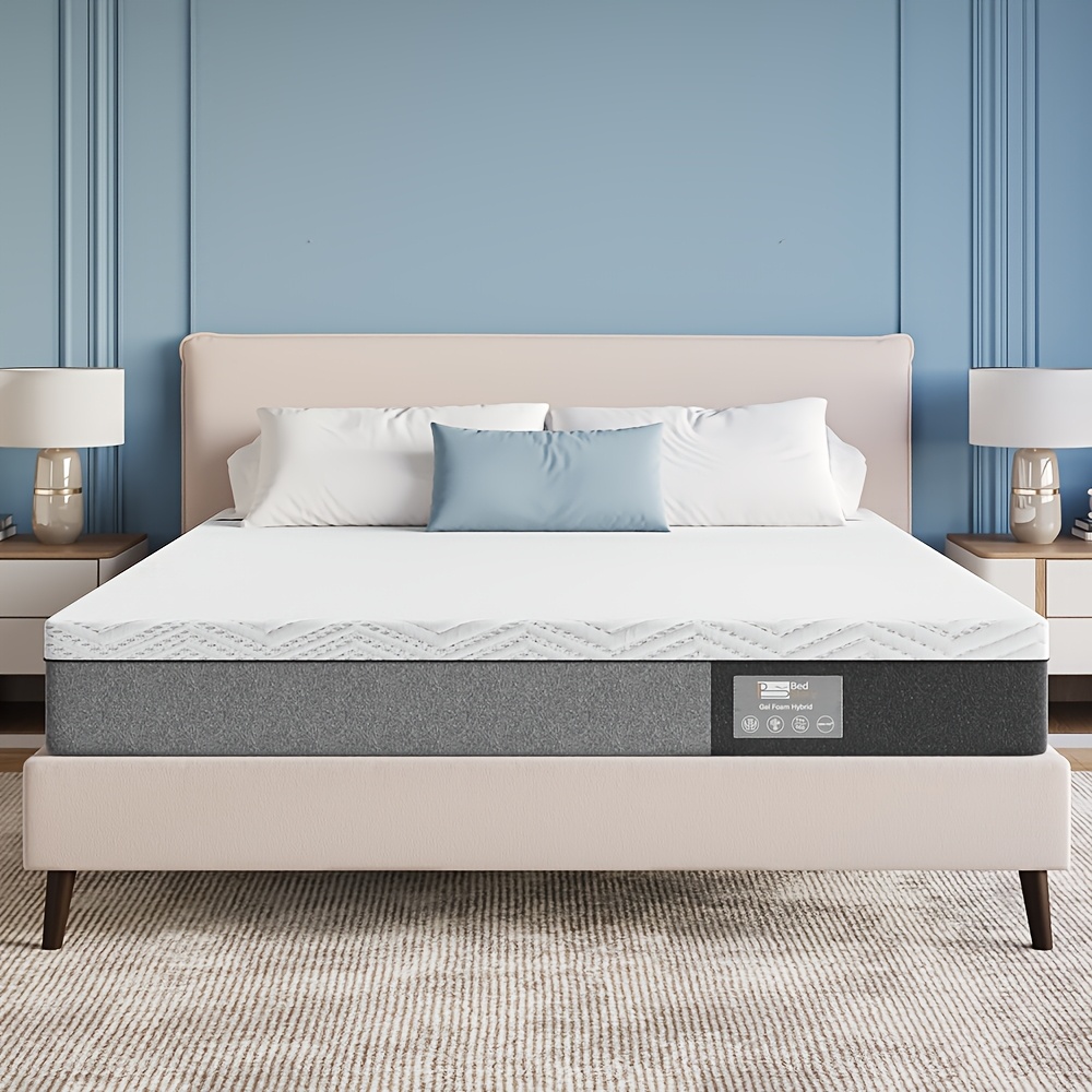 TEMU Ergonomic Foam Mattress, High-support Foam Mattress, H3-grade Memory Foam Mattress, Designed For Side Sleepers 18cm