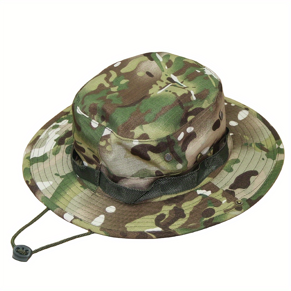 UPF 50+ Sun Hat Bucket Cargo Safari Bush Boonie Summer Fishing Hat