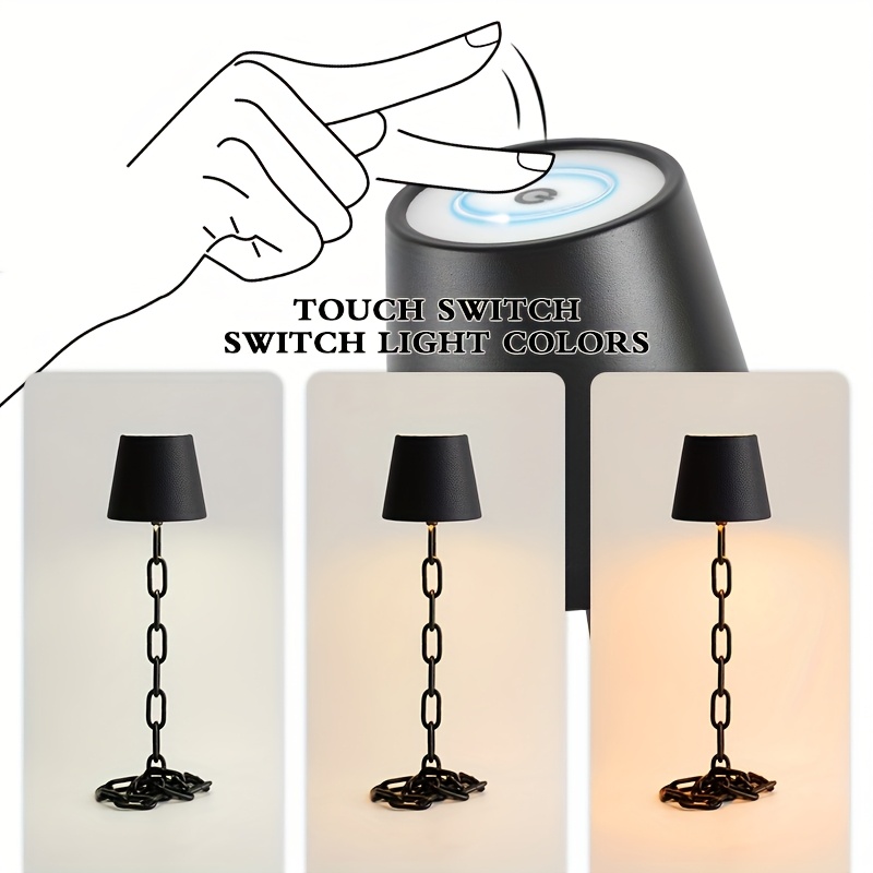 Wiederaufladbare LED-Tischlampe Aus Bambus – Kabellos, Mit Touch-Steuerung & Fernbedienung | Für Innen & Außen, Wasserdicht