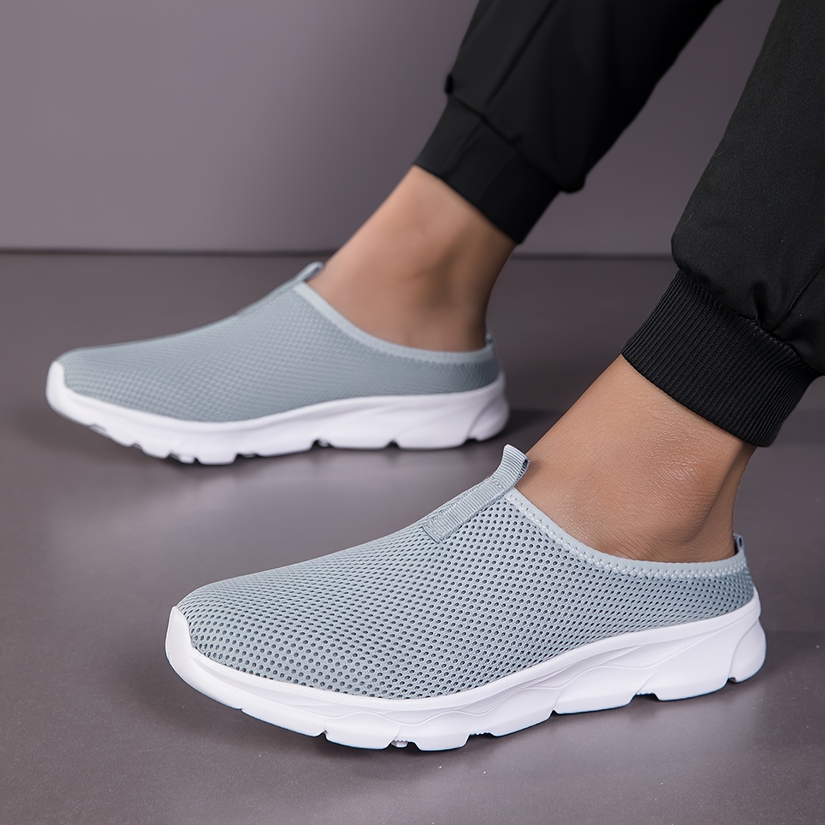 Men'S Slippers, Casual And Sporty Slip-On Shoes with a Lightweight Wide Toe, Comfortable Backless Design, Featuring a Cushioned Outsole, Upgraded Version, Suitable for Indoor, Home, And Outdoor Use for Both Men And Women