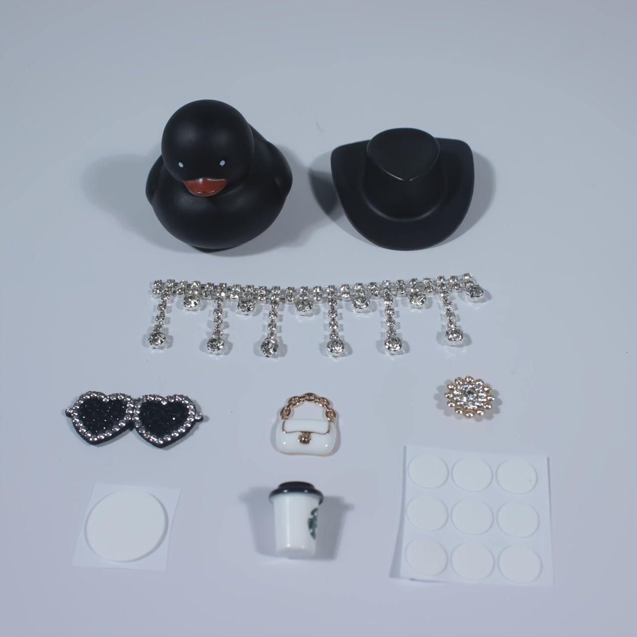 TEMU 1 Set Of Coffee Car Ornament, Vehicle Decoration Accessory, Essential For Cars, Casual Vacation-style Duck , Motorcycle And Bicycle Interior Accessories