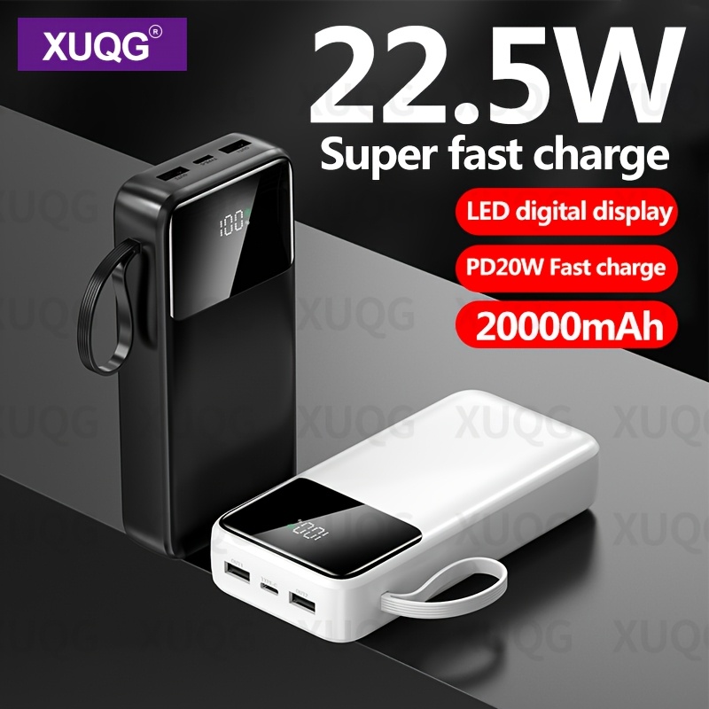 Solar Charger 20000mAh Solar Power Bank Portable Charger For Camping External Battery Backup Charger With Dual 2 Usb Port Led Flashlights For All Smartphones