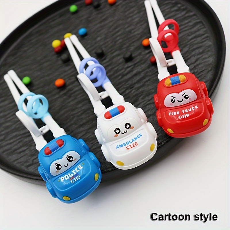 

Cartoon Practice Chopsticks For Kids: 3.5cm/1.3in, Suitable For 3-6 Years Old, Plastic Material, Solid Pattern