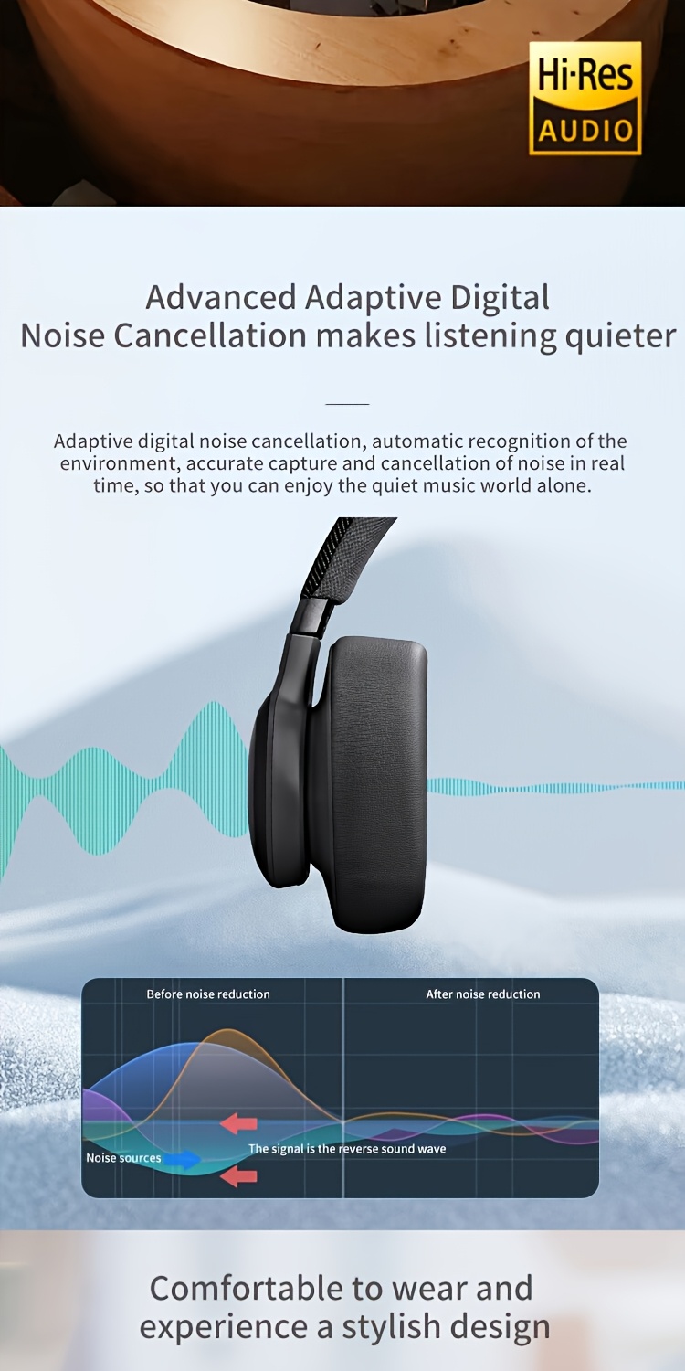 JBL LIVE 770NC Wireless Earphones with Adaptive Active Noise Cancellation, Stereo Calling, Wireless And Wired Connectivity