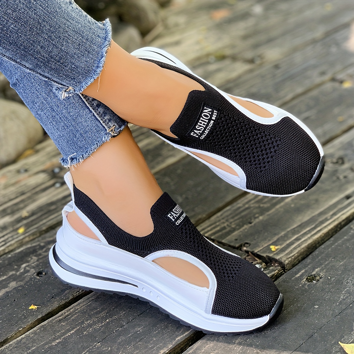 casual sandals womens fashion versatile breathable mesh summer running womens sandals women shoes Product details 3