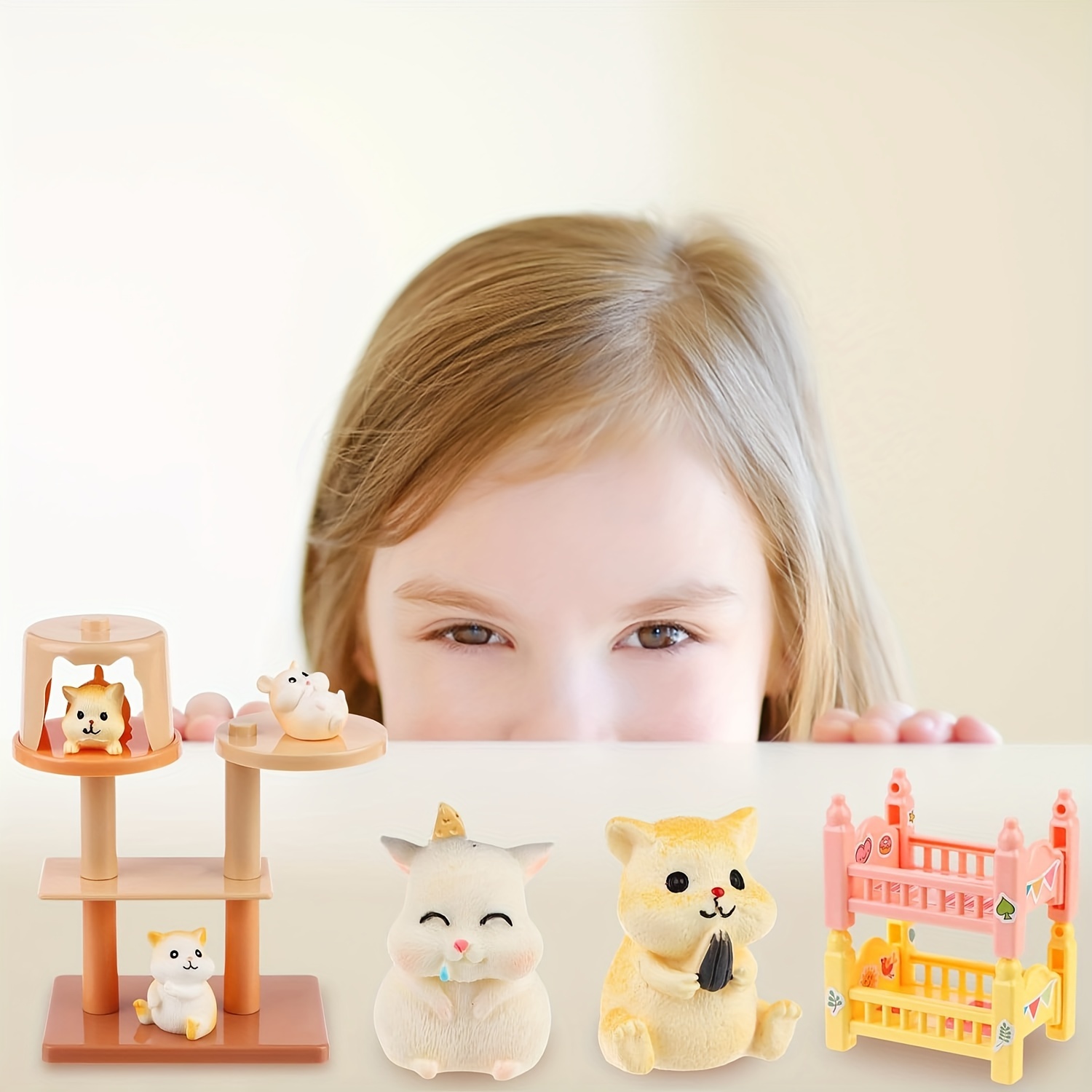 Hamster Doll Play House Toy Set for Kids