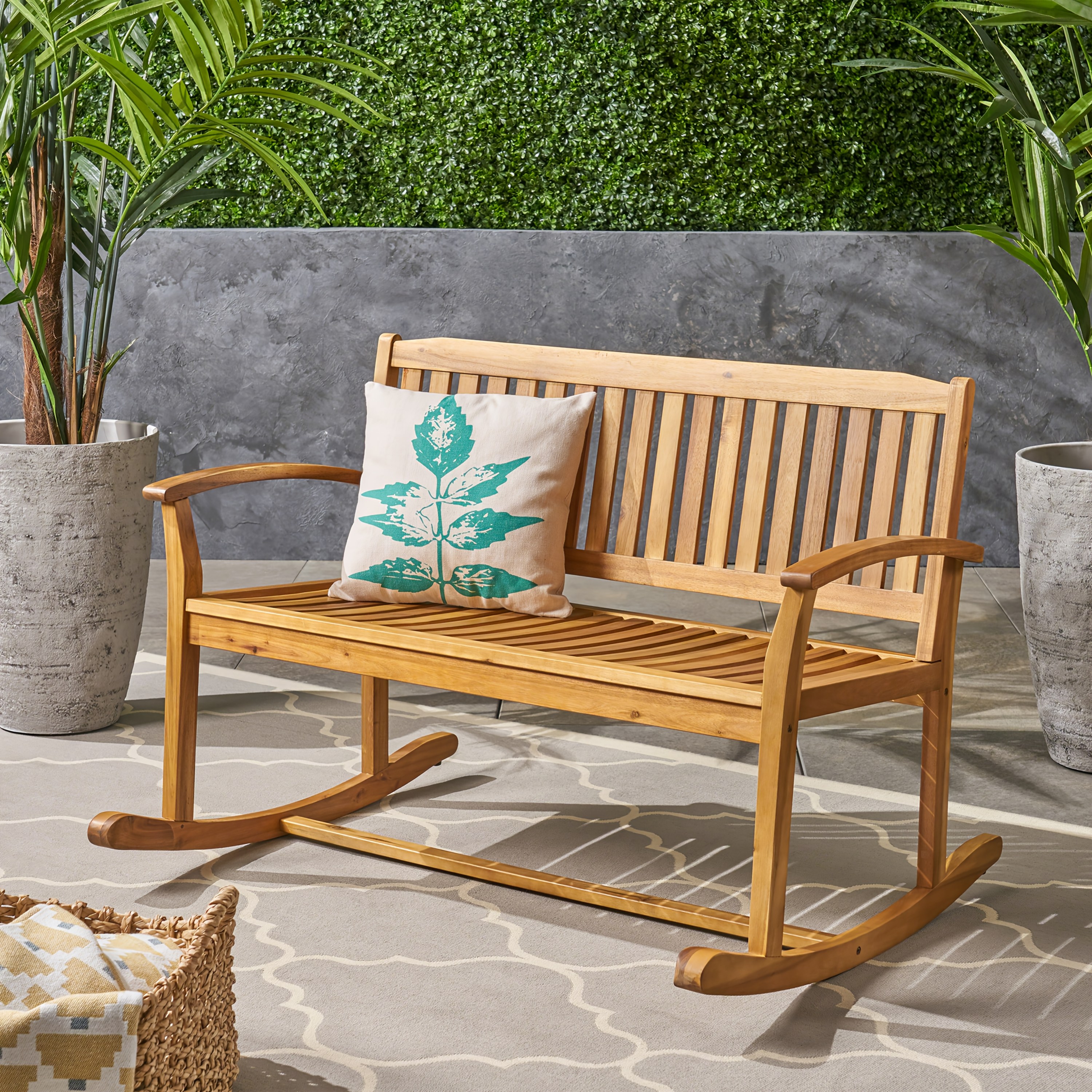 Outdoor Wood Garden Bench, 50