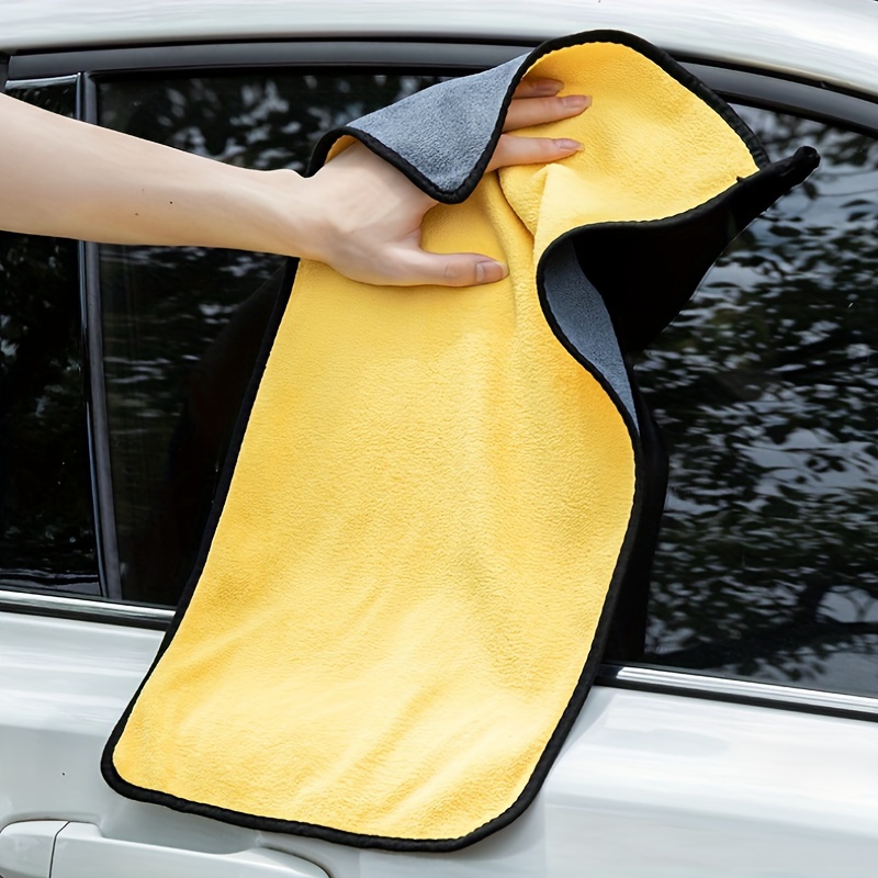 

Extra-large Microfiber Towel - , Quick-dry, Plush For Car Washing & Detailing - Use In Kitchen, Yard, Bathroom - No Battery Required, Dish Towels