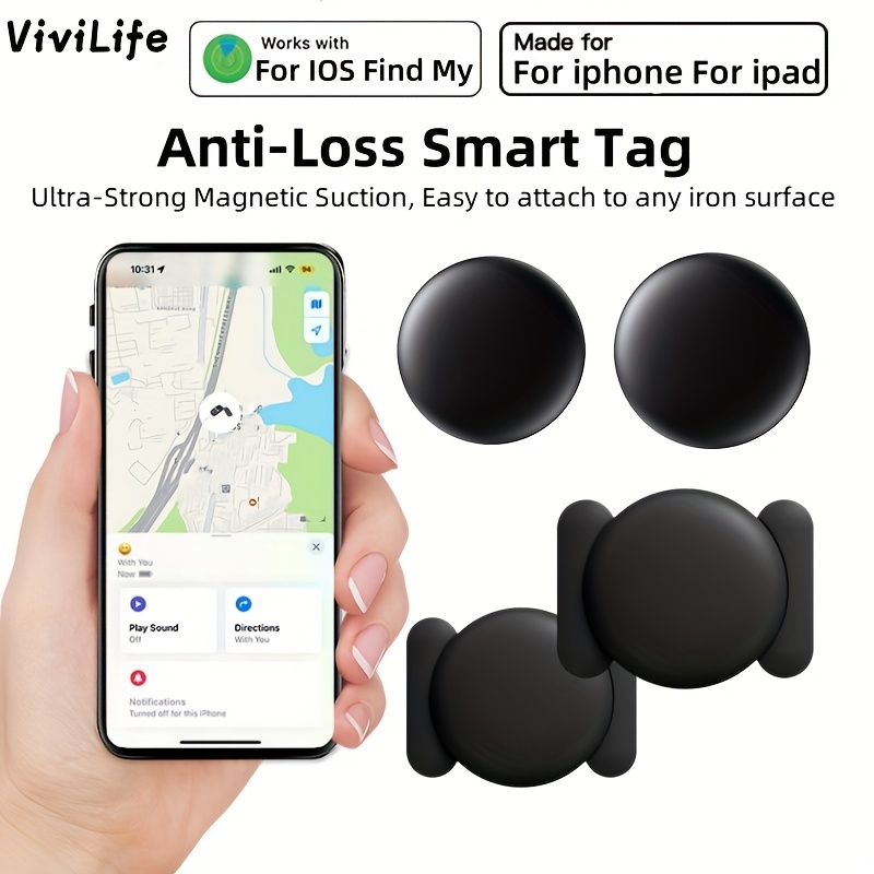 smart   for     app (iphone/ipad) - 5.0-like anti-loss   magnetic attachment, replaceable &   - ios locator tag for keys, luggage, car, backpacks (compatible with  , tracking device, car tracking device,   device,    ,   for car, tracking device for vehicle, vehicle  , tags for tracking, key finder locator,   device for vehicles,   for vehicles, tracking device for car, Product details 0