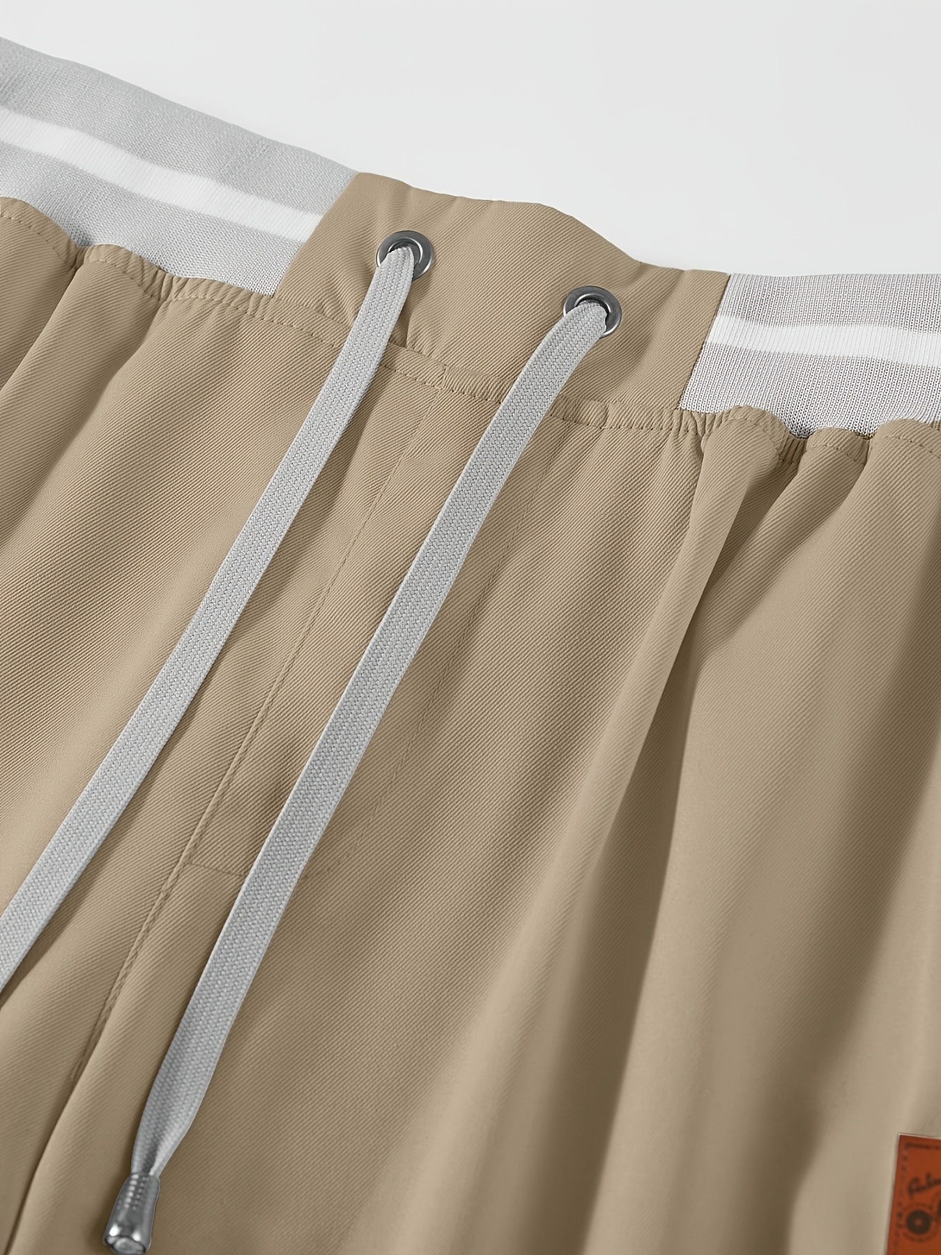 shorts décontractés premium pour homme - tissu non extensible, lavable en machine, ceinture contrastée,   respirante adaptée au    , idéal pour  , style streetwear, activités de  , cadeau pour homme, shorts dété pour homme 2