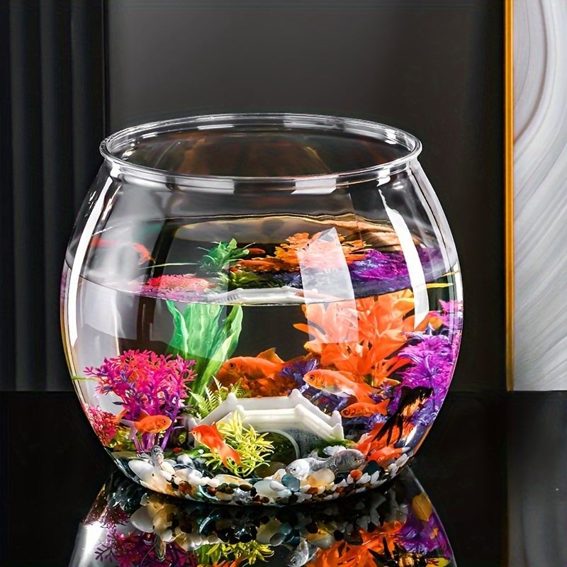 Aquarium High Permeability Fish Tank Mini Small Home Desktop