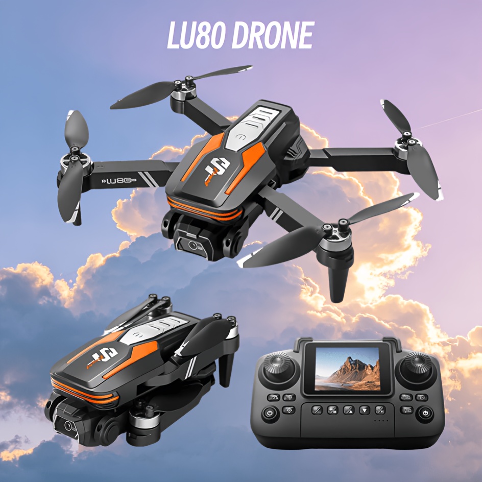 Dual-Camera LU80 Drone with Remote Controller