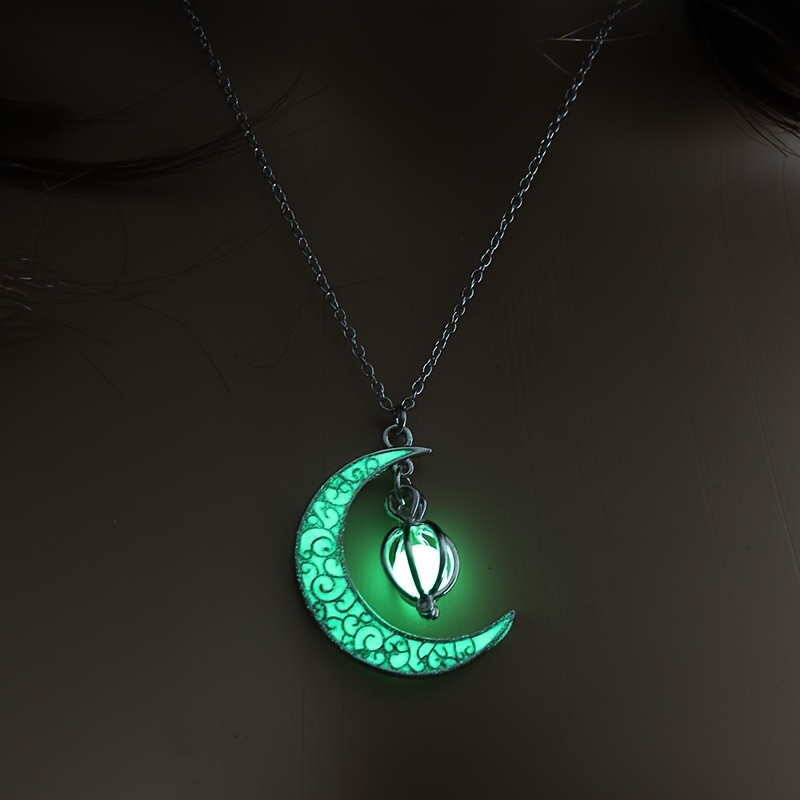 1pc collar de   de calabaza de luna de halloween, acero inoxidable resina que   en  , estilo   y  , joyería de moda para mujeres para ocasiones   y de   5