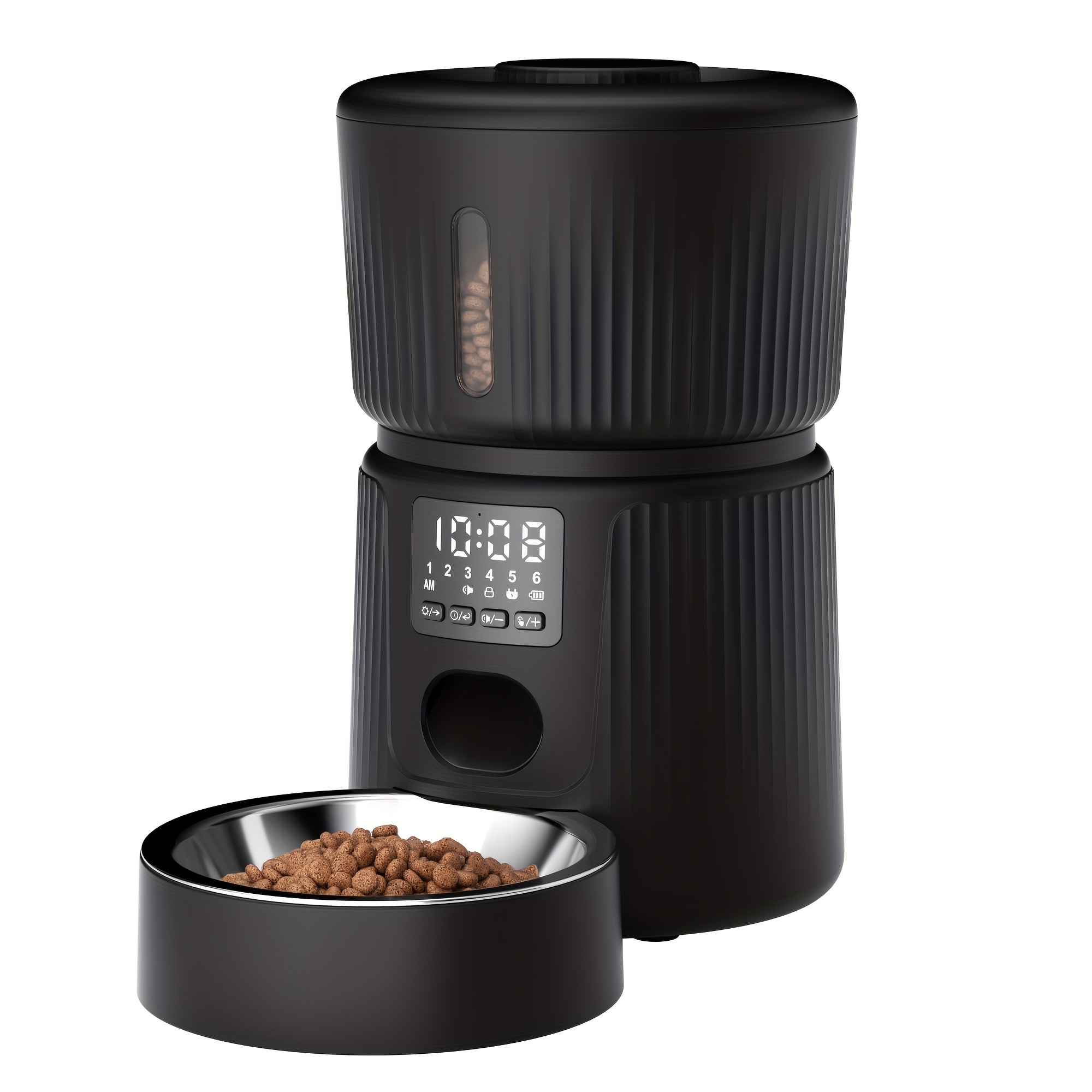 

Automatic Cat Feeder - 3l 6 Meals Automatic Cat Food Dispenser With Slow Feeding For Cats And Small Dogs, Supply Including Desiccant Bag - Smart Cat Food Dispenser