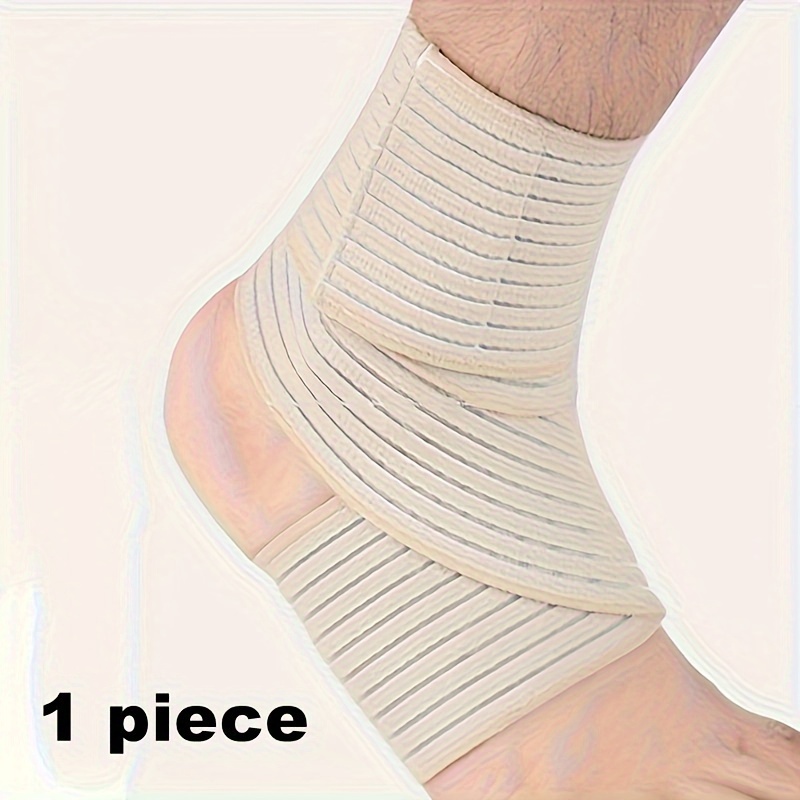 Image of 1pc Ankle Support Sleeve For Running & Gym - Football, Boxing, Outdoor Sports, Slim Fit Breathable Design With Flexible Stability, Sweat-wicking & Lightweight