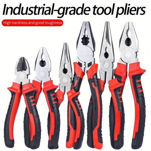 an pliers set a multifunctional electricians tool kit featuring diagonal cutters and needle nose pliers constructed from with a durable wire cutting and screw driving functions nose pliers come