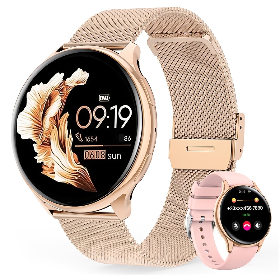 Image of Watch, Smart Watch, Sports Watch With Sedentary Reminder, Music Control, Round Hd Screen Smart Watch