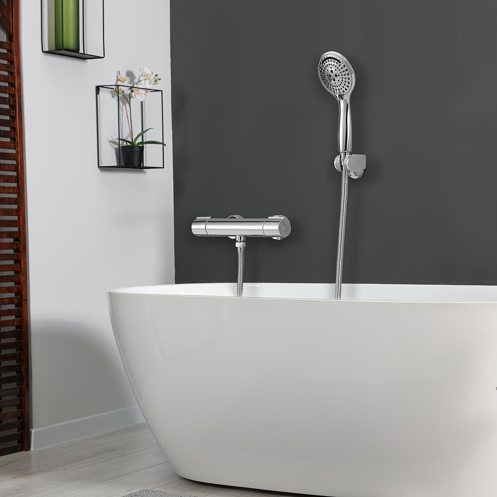 Image of Shower Faucet For Bathtub And Shower Setup
