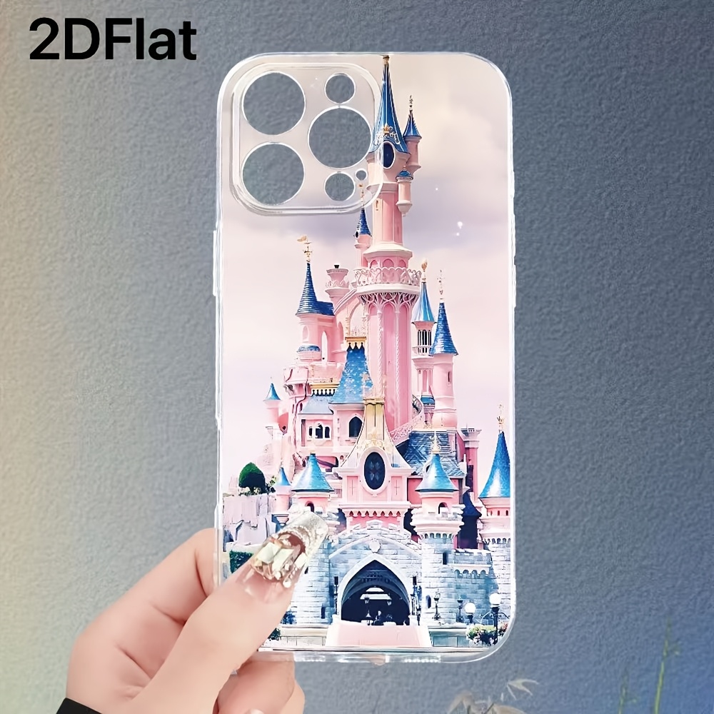 TEMU para teléfono: 2DFlat, , de moda, con estampado de , fresca y sencilla, a prueba de caídas, resistente al , para la serie iPhone 17 16 15 14 13