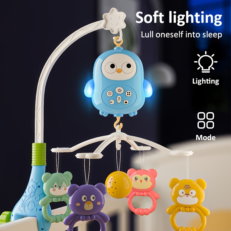 

Baby Sleeping Music Toys, Adorable Infant Baby Music Bed Bell Toy-rotating Animal Shapes & Soothing Rattles-modern Hanging Mobile For Playtime & Sleep-perfect Easter Gift For Home Use