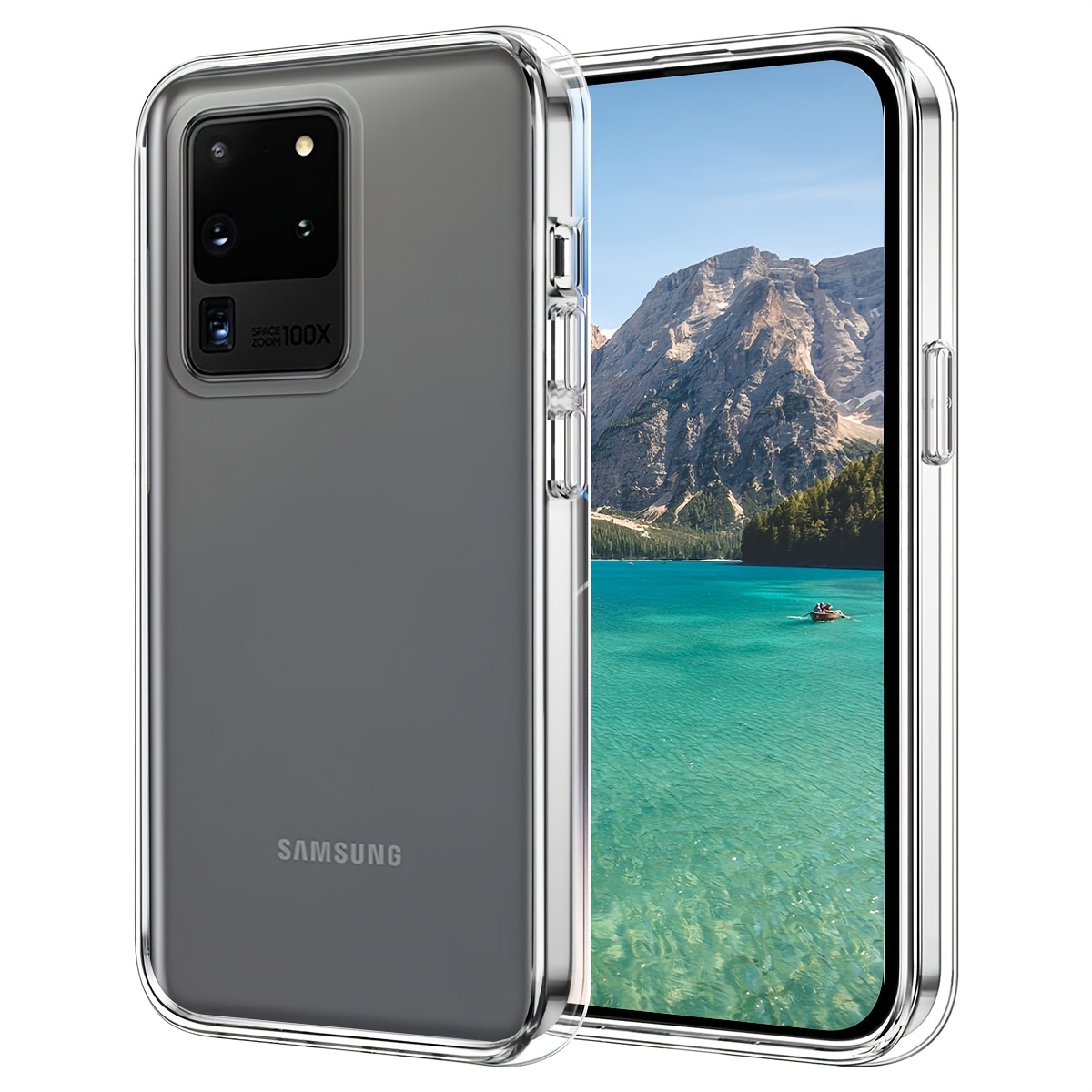 TEMU Phone Case - For For Galaxy S20 Ultra 4g/ 5g Case, Flexible Shockproof Mobile Phone Protective Case, Transparent, Protection, Anti-scratching