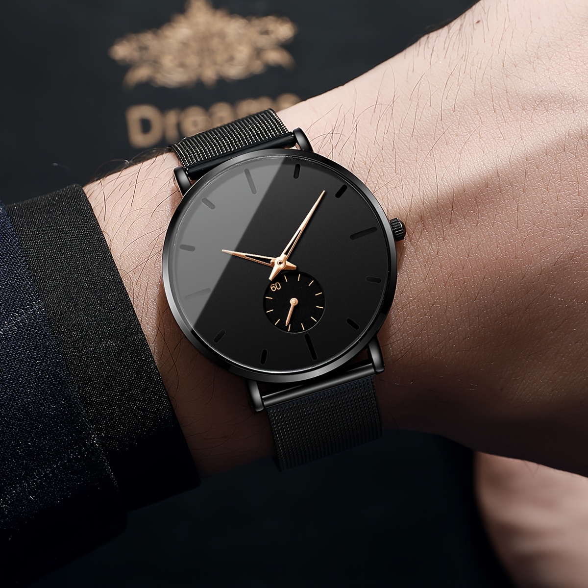 Round Dial Pointer Silicone Watch Geneva Unisex Silicone Band Quartz Watch with 4.2 in Round  main image 3