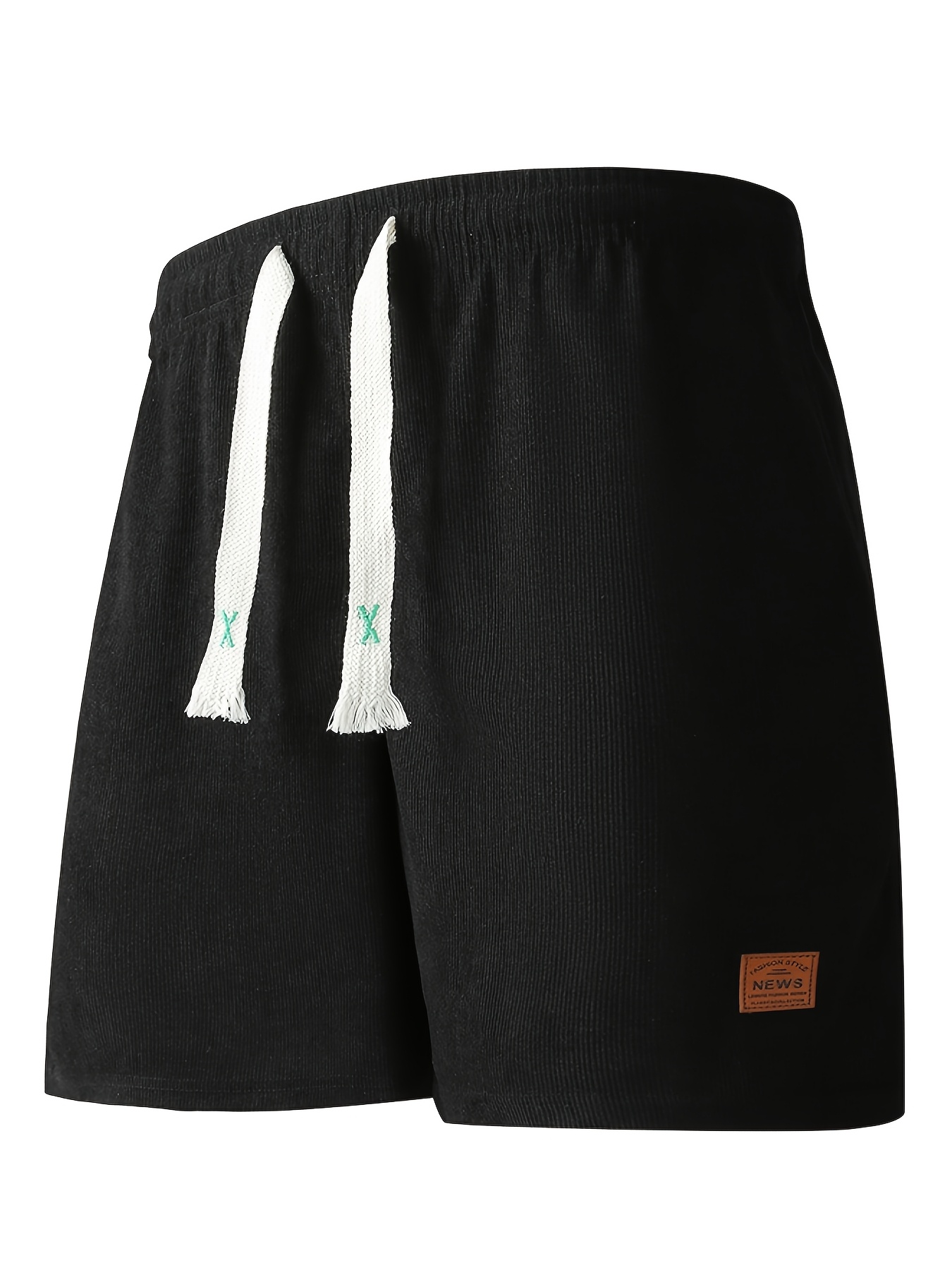 Men'S Stylish High-End Corduroy Shorts - Perfect for Travel and Beach Vacations, Casual Comfort with Pockets, Summer Casual Waist with Drawstring, Ideal for Outdoor Activities, Sports, and Gifts, Travel Essentials|Stylish Shorts|Polyester Fabric