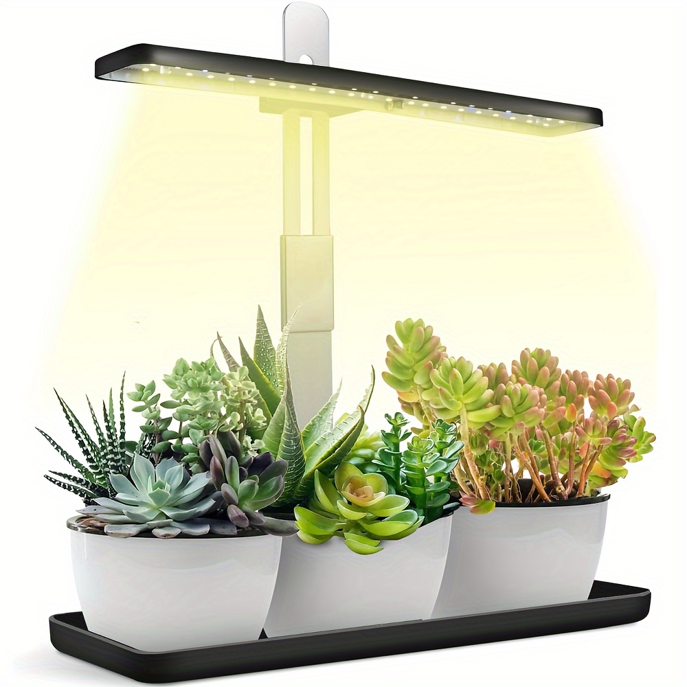 

Grow Lights For Indoor Plants Growing: White Full Spectrum Plant Lights Uv Lamp With Automatic Timer Gifts For Mom Women