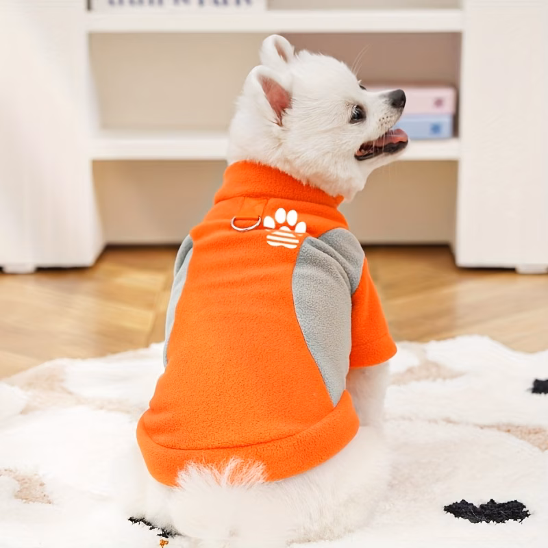warm fleece sweaters and jackets for small dogs like chihuahuas and pugs autumn and winter Product details 6