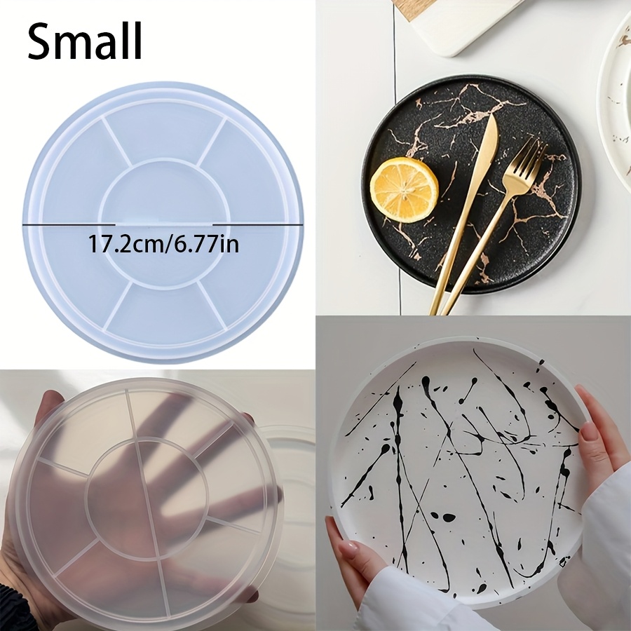 E-shop [Harzform] . Runde Silikonform für Epoxidharzguss, Beton Kerzenhalter, Teelichtablage, Matte - Ideal für und Aufbewahrungsbehälter