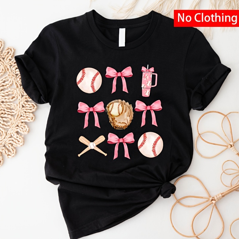 

Baseball-themed Iron-on Heat Transfer Decal - Diy Customization For T-shirts, Jeans, Hoodies & Bags - & Washable, Pattern, Backpack Decoration