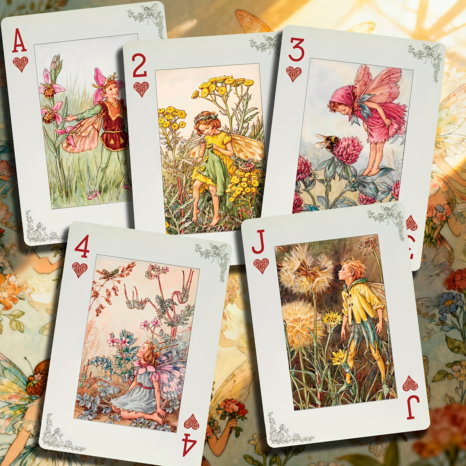 flower fairy poker card a beautiful themed playing - Temu Cyprus