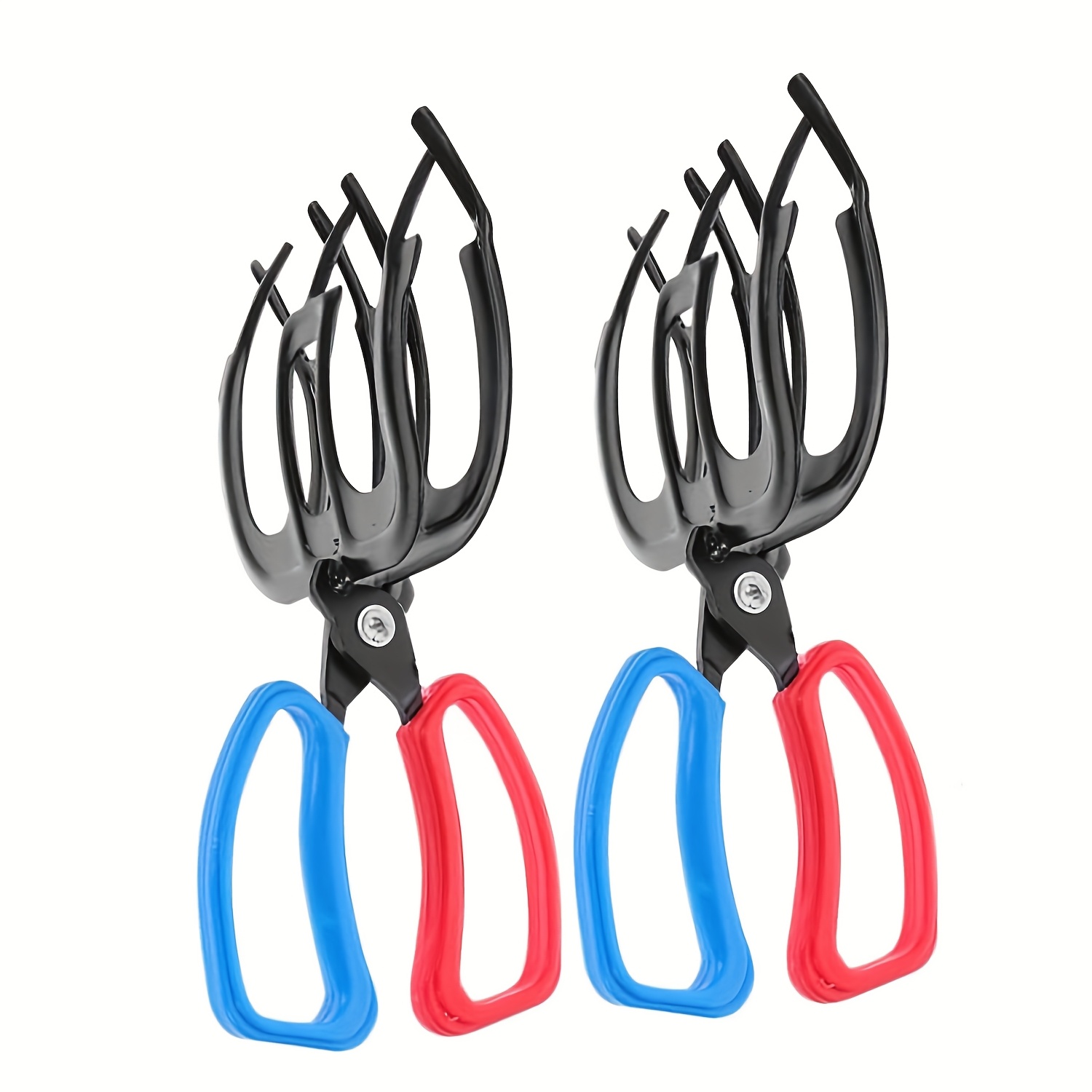 TEMU 2pcs Plastic Fishing Gripper Tool - Heavy-duty Multi-functional Fish Holding Pliers With Non-slip Skid Handle For Freshwater Fishing, For , Fish