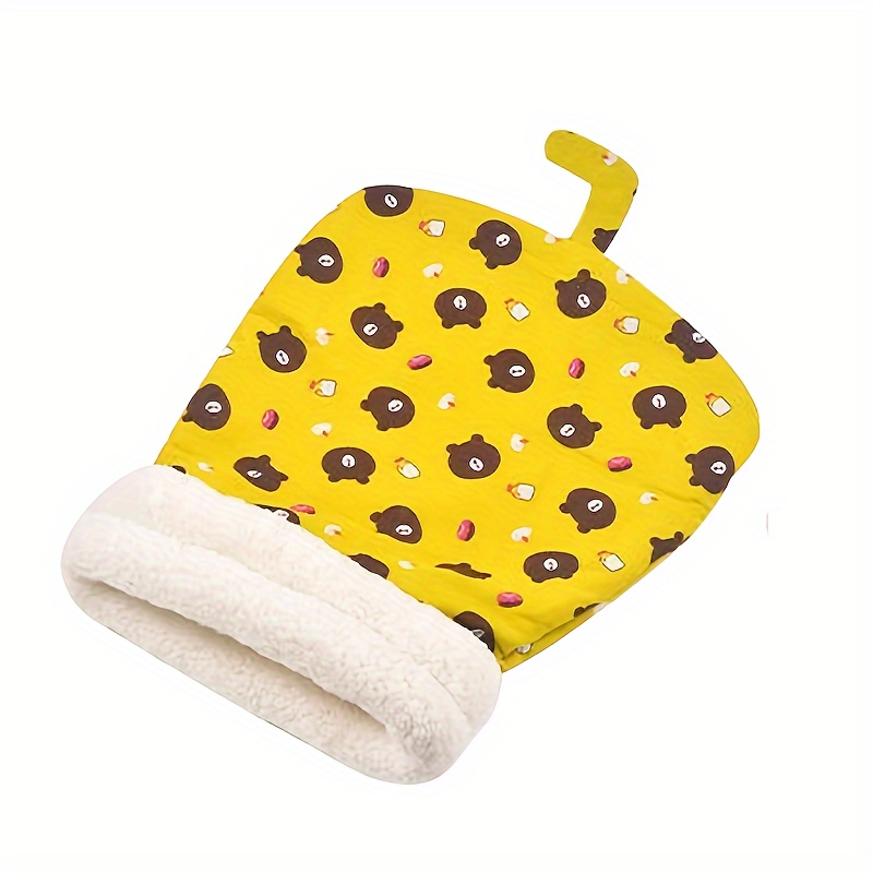 TEMU New Lambskin Thickened Pocket Cat Bed, Pet Sleeping Bag, Cat Bed Cat Sleeping Bag Bed