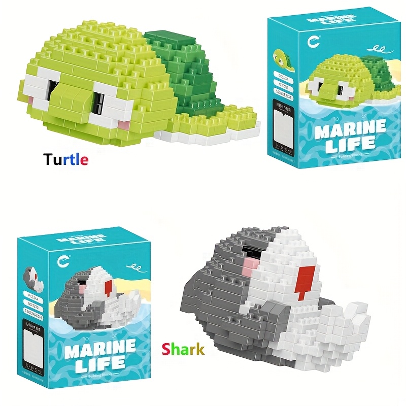 Ocean Animal Building Blocks Micro Particle Models Classroom Prizes
