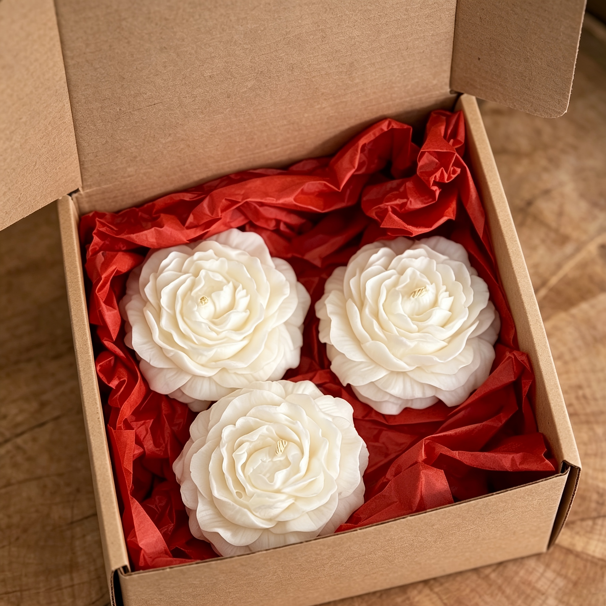 Gift for Her/Him 3pcs White Peony Scented Candles Gift Set Favor, for Baby Shower, Wedding Favors Gift Basket, Bridal Shower Decor, Home Decoration, Mother'S Day Gift, Thanksgiving, Anniversary Gifts, Valentine'S Day Gifts