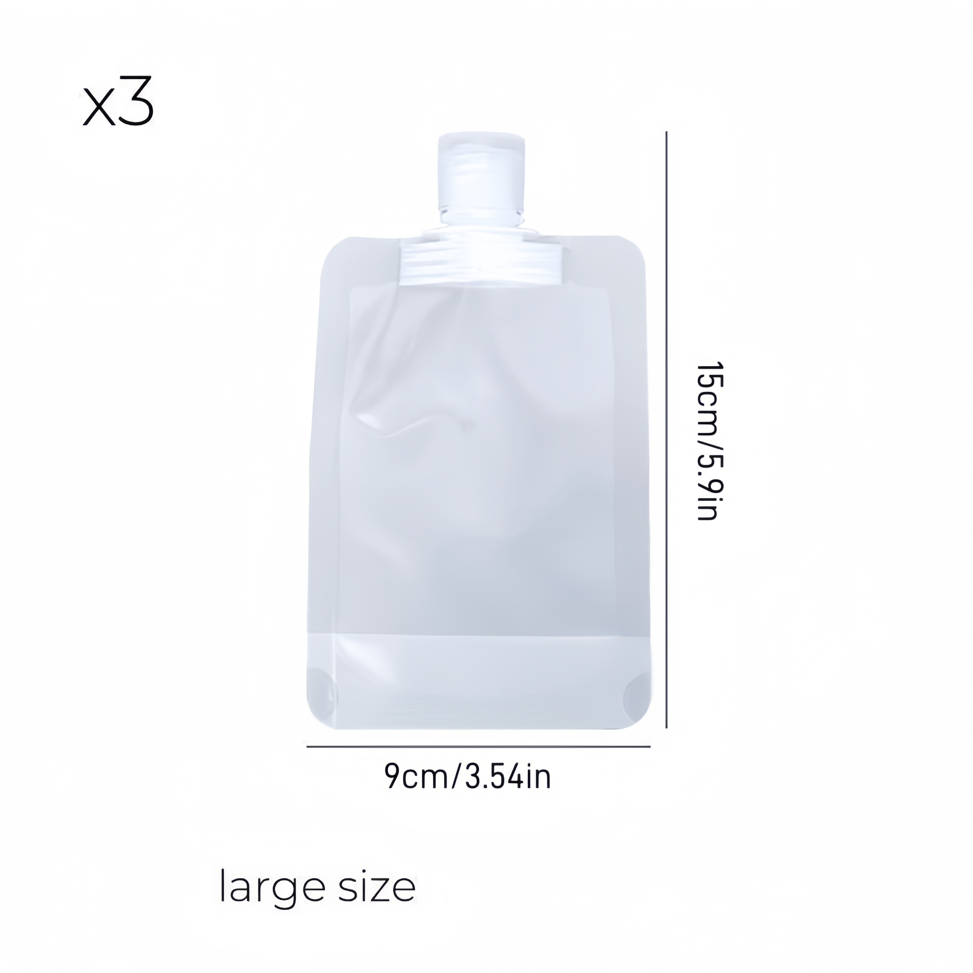 100ml/50ml/30ml Traveling Bottle Set, A Container That Repeatedly Filled With Cosmetics, A Portable Container That And Filled, Used To Fill Shampoo, Bath Gel And Lotion