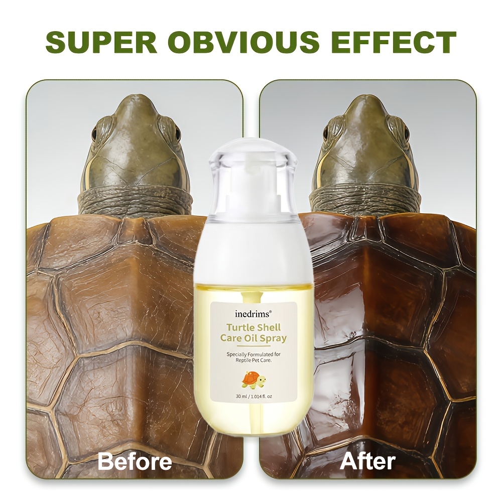 Pet Turtle Shell Care Oil Spray, Enhances Shell Shine, Moisturizing, Daily Care, Gentle Formula, Specialized Moisturizing and Shine Enhancing Shell Oil for Reptiles, Gentle and Safe for Turtles, Daily Turtle Shell Care Agent, Suitable for Various - Image 6
