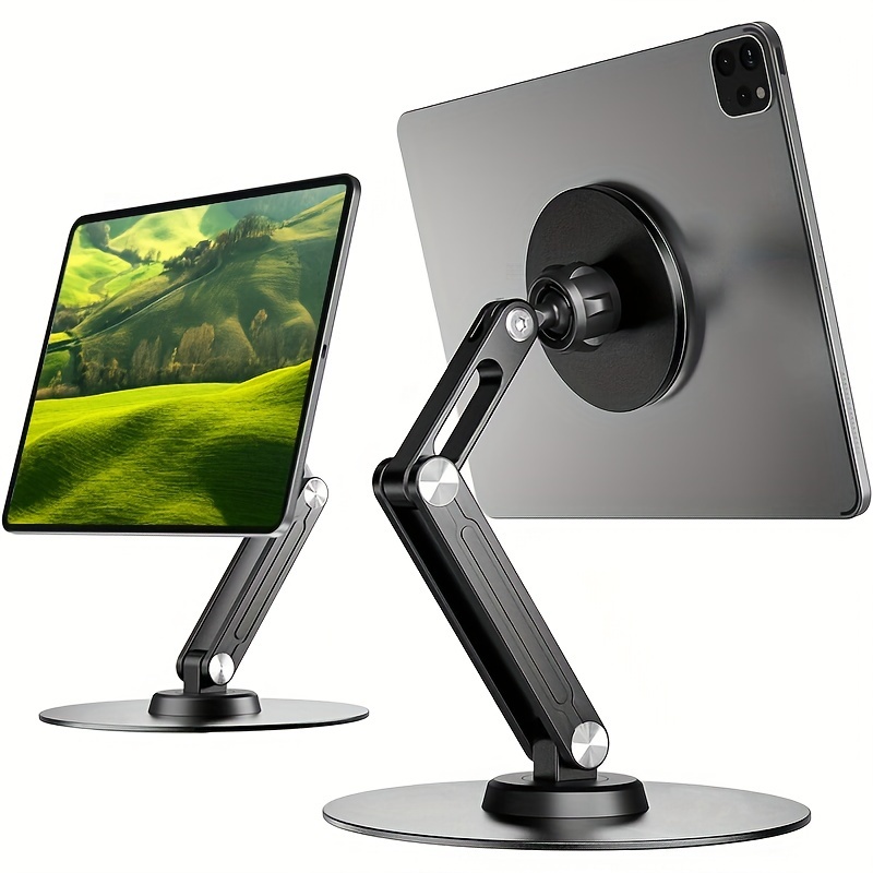 

Aluminum Alloy Tablet Stand - 360 Rotatable Desk Compatible Ipad