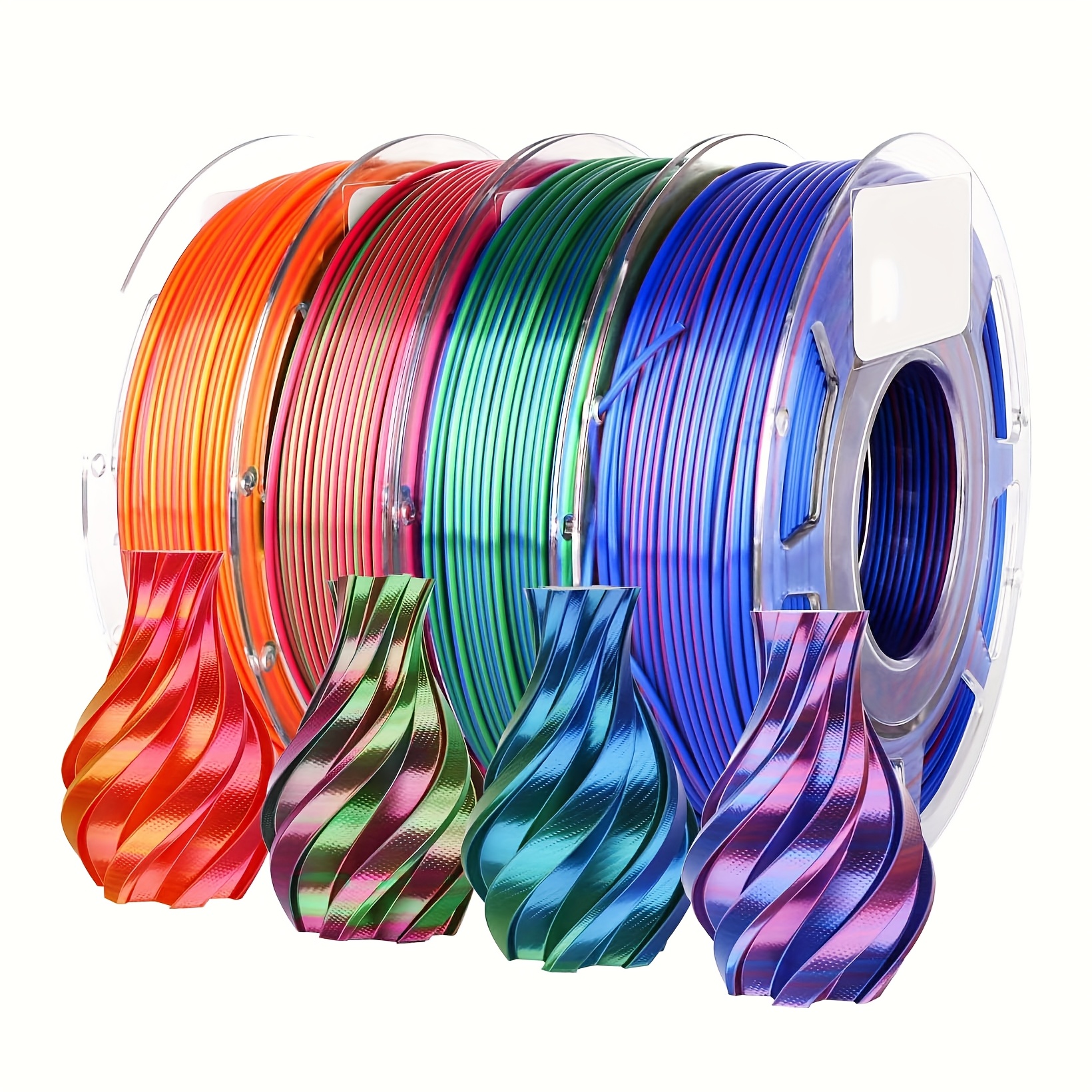 TEMU 3d Printing Consumables Pla Filament Consumables,, 1.75mm, Printing,, Strong Toughness, Neat Wiring, 200g, Suitable For Most Fdm Printers
